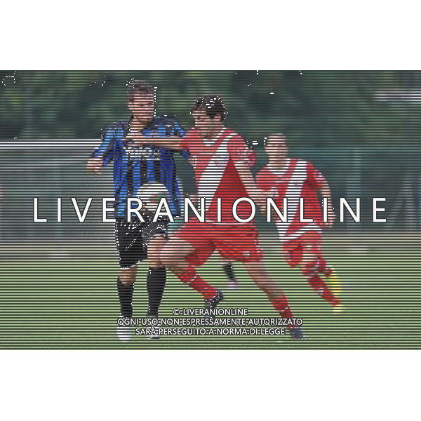 Meda (MB) 21-09-2014 Stadio Citta\' di Meda Campionato Lega PRO girone A - 5Â° giornata Renate - Mantova nella foto Niccolo\' Zanetti (Mantova) e sulla SX Fabio Gavazzi (Renate) foto Roberto Garavaglia - ag. Aldo Liverani sas