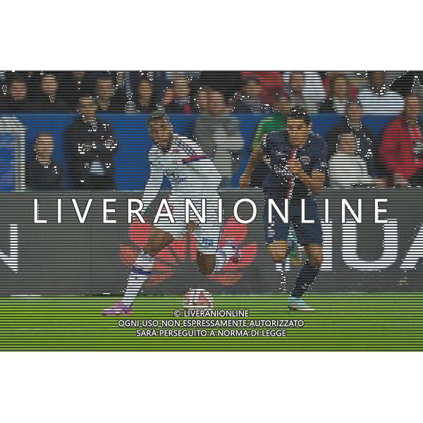 Alexandre LACAZETTE / MARQUINHOS - 21.09.2014 - Paris Saint Germain / Lyon - 6eme journee de Ligue 1 - Photo : Aurelien Meunier / Icon Sport AG ALDO LIVERANI SAS ONLY ITALY