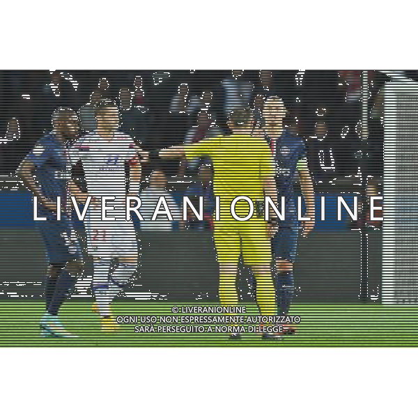 Zlatan IBRAHIMOVIC / Ruddy BUQUET - 21.09.2014 - Paris Saint Germain / Lyon - 6eme journee de Ligue 1 - Photo : Aurelien Meunier / Icon Sport AG ALDO LIVERANI SAS ONLY ITALY
