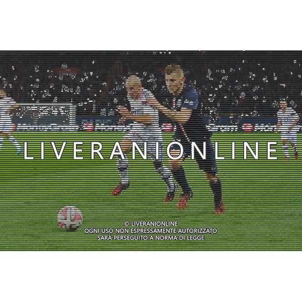 Christophe JALLET / Lucas DIGNE - 21.09.2014 - Paris Saint Germain / Lyon - 6eme journee de Ligue 1 - Photo : Aurelien Meunier / Icon Sport AG ALDO LIVERANI SAS ONLY ITALY