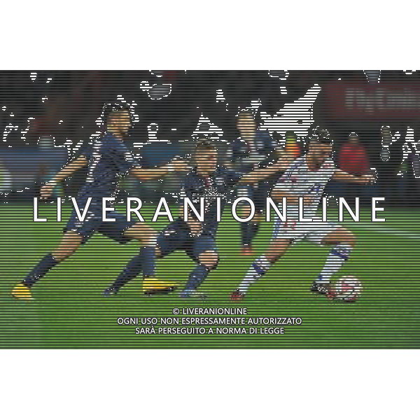 Javier PASTORE / Marco VERRATTI / Jordan FERRI - 21.09.2014 - Paris Saint Germain / Lyon - 6eme journee de Ligue 1 - Photo : Aurelien Meunier / Icon Sport AG ALDO LIVERANI SAS ONLY ITALY