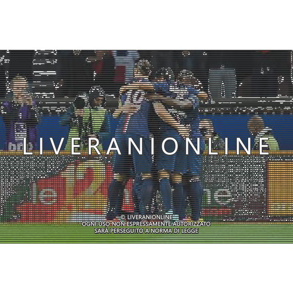 Joie PSG - 21.09.2014 - Paris Saint Germain / Lyon - 6eme journee de Ligue 1 - Photo : Aurelien Meunier / Icon Sport AG ALDO LIVERANI SAS ONLY ITALY