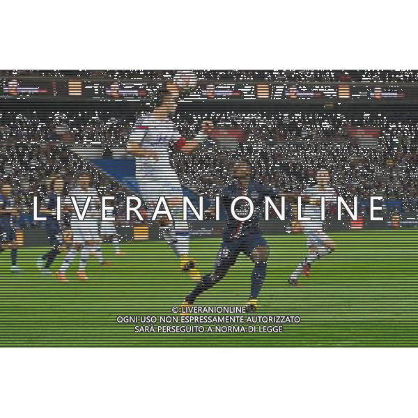 Maxime GONALONS / Serge AURIER - 21.09.2014 - Paris Saint Germain / Lyon - 6eme journee de Ligue 1 - Photo : Aurelien Meunier / Icon Sport AG ALDO LIVERANI SAS ONLY ITALY