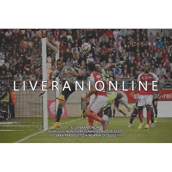 Dimitri PAYET / Johny PLACIDE - 23.09.2014 - Reims / Marseille - 7eme journee de Ligue 1 - Photo : Fred Porcu / Icon Sport AG ALDO LIVERANI SAS ONLY ITALY