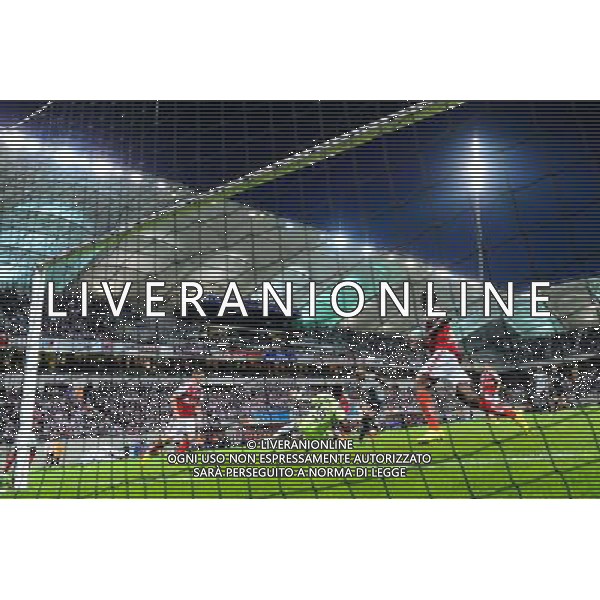 Goal Andre AYEW - 23.09.2014 - Reims / Marseille - 7eme journee de Ligue 1 - Photo : Fred Porcu / Icon Sport AG ALDO LIVERANI SAS ONLY ITALY