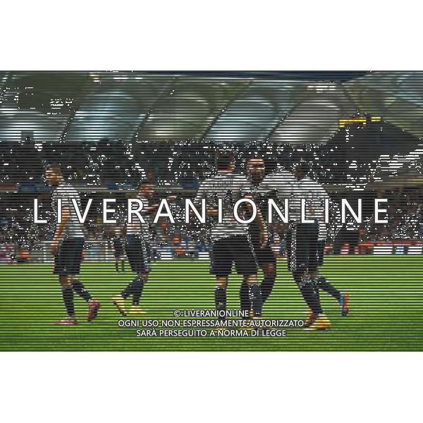 Joie Marseille - Florian THAUVIN / Dimitri PAYET - 23.09.2014 - Reims / Marseille - 7eme journee de Ligue 1 - Photo : Fred Porcu / Icon Sport AG ALDO LIVERANI SAS ONLY ITALY