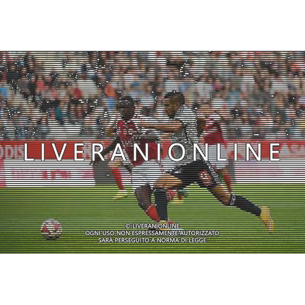 Chris MAVINGA / Dimitri PAYET - Faute Penalty - 23.09.2014 - Reims / Marseille - 7eme journee de Ligue 1 - Photo : Fred Porcu / Icon Sport AG ALDO LIVERANI SAS ONLY ITALY