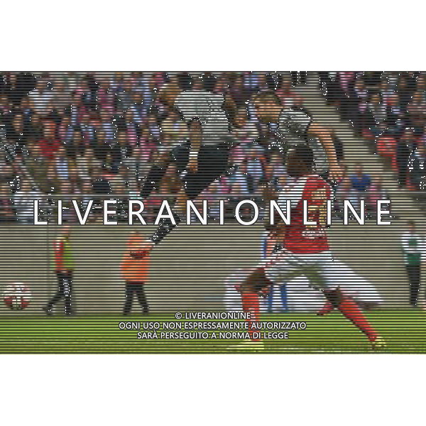 Goal Andre AYEW - 23.09.2014 - Reims / Marseille - 7eme journee de Ligue 1 - Photo : Gaston Petrelli / Icon Sport /Agenzia Aldo Liverani sas - ITALY ONLY - EDITORIAL USE ONLY