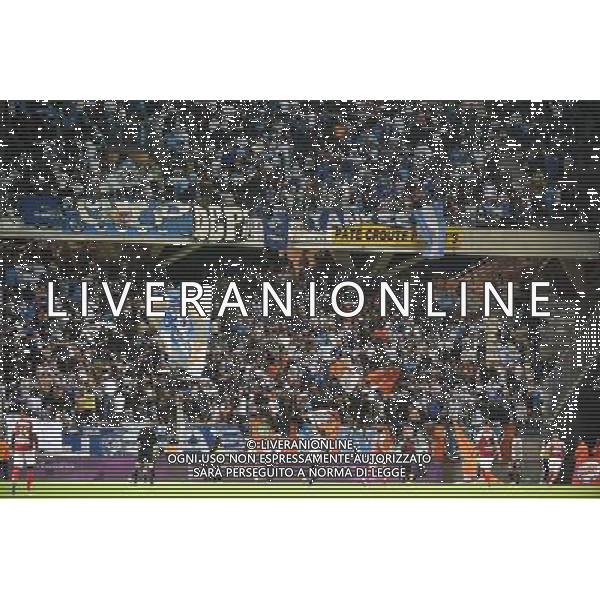 Supporters Marseille - 23.09.2014 - Reims / Marseille - 7eme journee Ligue 1 Photo : Fred Porcu / Icon Sport /Agenzia Aldo Liverani sas - ITALY ONLY - EDITORIAL USE ONLY