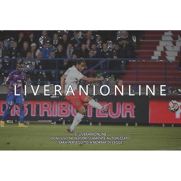 BUT DE LUCAS MOURA - 24.09.2014 - Caen / PSG - 7eme journee de Ligue 1 Photo : Fred Porcu / Icon Sport /Agenzia Aldo Liverani sas - ITALY ONLY - EDITORIAL USE ONLY