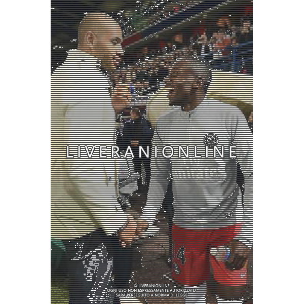 Nicolas BATUM / Blaise MATUIDI - 24.09.2014 - Caen / PSG - 7eme journee de Ligue 1 Photo : Fred Porcu / Icon Sport /Agenzia Aldo Liverani sas - ITALY ONLY - EDITORIAL USE ONLY