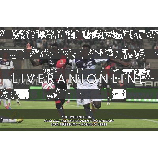 Paul Georges Ntep / Jacques Francois Moubandje - 23.09.2014 - Rennes / Toulouse - 7eme journee de Ligue 1 - Photo : Philippe Le Brech / Icon Sport /Agenzia Aldo Liverani sas - ITALY ONLY - EDITORIAL USE ONLY