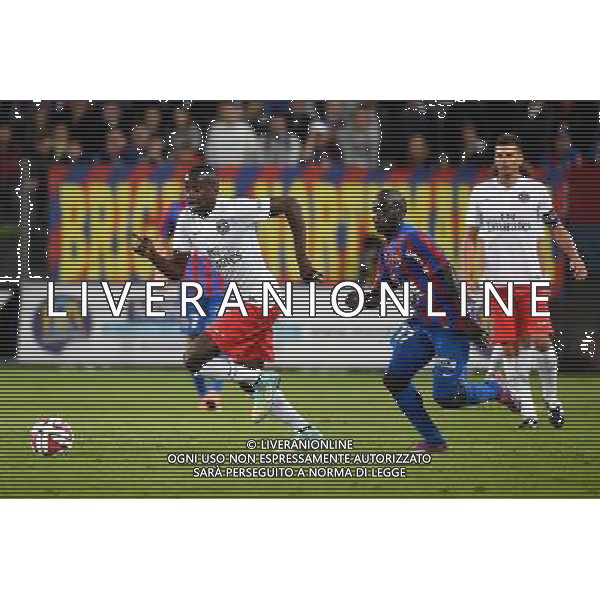 Blaise MATUIDI / N golo KANTE - 24.09.2014 - Caen / PSG - 7eme journee de Ligue 1 Photo : Fred Porcu / Icon Sport AG ALDO LIVERANI SAS ONLY ITALY