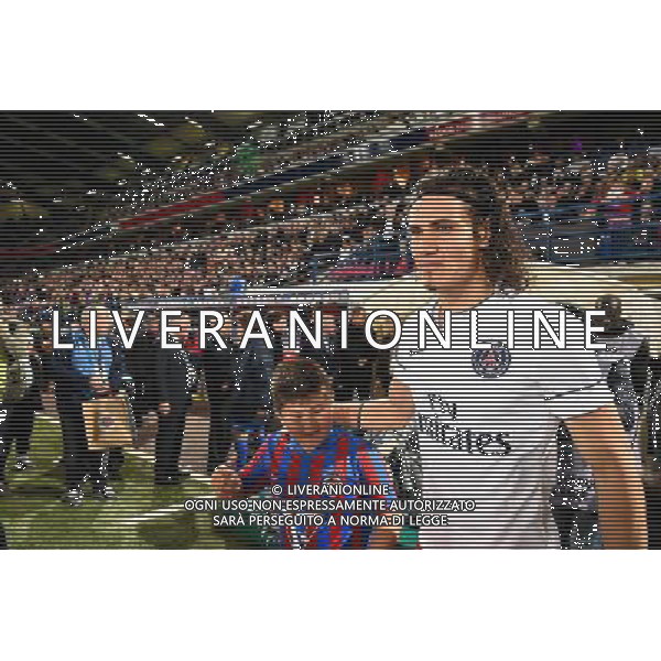 Edinson CAVANI - 24.09.2014 - Caen / PSG - 7eme journee de Ligue 1 Photo : Fred Porcu / Icon Sport AG ALDO LIVERANI SAS ONLY ITALY