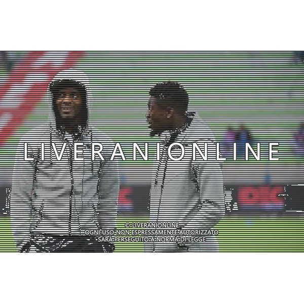 Jean Christophe BAHEBECK / Serge AURIER - 24.09.2014 - Caen / PSG - 7eme journee de Ligue 1 Photo : Fred Porcu / Icon Sport AG ALDO LIVERANI SAS ONLY ITALY
