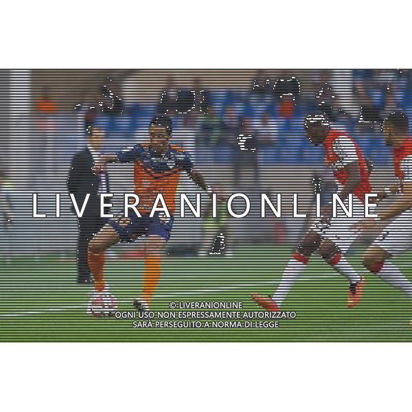 Lucas BARRIOS - 24.09.2014 - Montpellier / Monaco - 7eme journee de Ligue 1 Photo : Nicolas Guyonnet / Icon Sport AG ALDO LIVERANI SAS ONLY ITALY