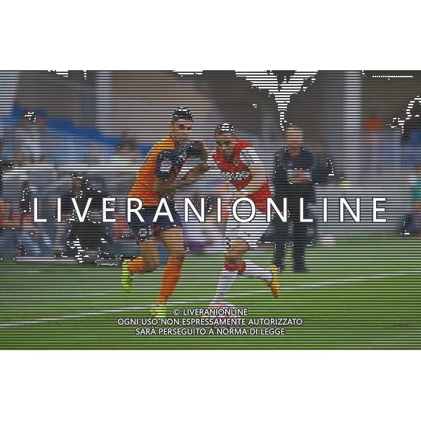 Morgan SANSON / Layvin KURZAWA - 24.09.2014 - Montpellier / Monaco - 7eme journee de Ligue 1 Photo : Nicolas Guyonnet / Icon Sport AG ALDO LIVERANI SAS ONLY ITALY