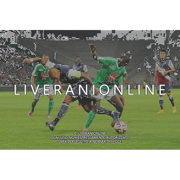 Julien FAUBERT / Max Alain GRADEL - 25.09.2014 - Saint Etienne / Bordeaux - 7e journee de Ligue 1 Photo: Jean Paul Thomas / Icon Sport AG ALDO LIVERANI SAS ONLY ITALY