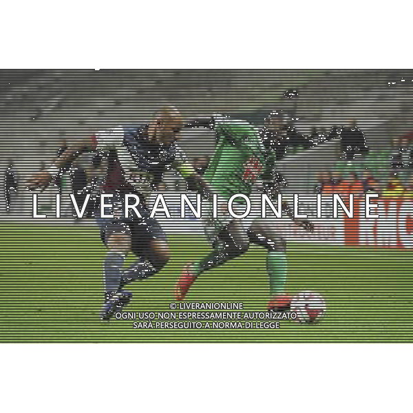 Julien FAUBERT / Max Alain GRADEL - 25.09.2014 - Saint Etienne / Bordeaux - 7e journee de Ligue 1 Photo: Jean Paul Thomas / Icon Sport AG ALDO LIVERANI SAS ONLY ITALY
