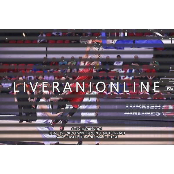 Tony GAFFNEY / Kostas KAIMAKOGLOU - 25.09.2014 - Unics Kazan / Hapoel Jerusalem - Tournoi qualificatif Euroleague -Ostende Photo : Dave Winter / Icon Sport