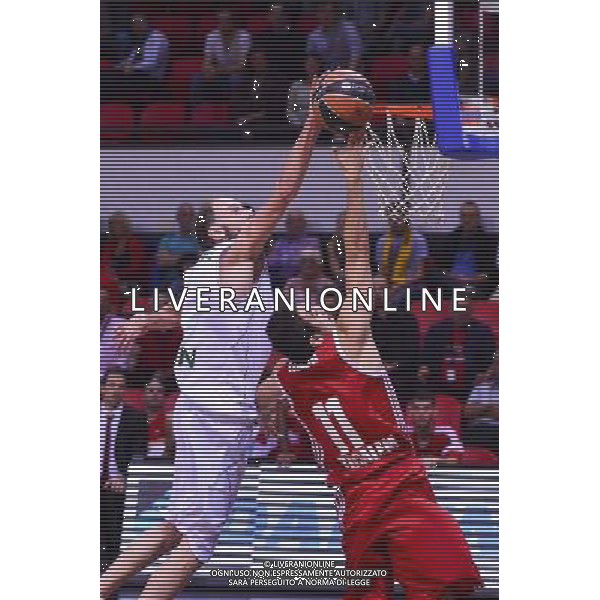 Viktor SANIKIDZE / Bar TIMOR - 25.09.2014 - Unics Kazan / Hapoel Jerusalem - Tournoi qualificatif Euroleague -Ostende Photo : Dave Winter / Icon Sport