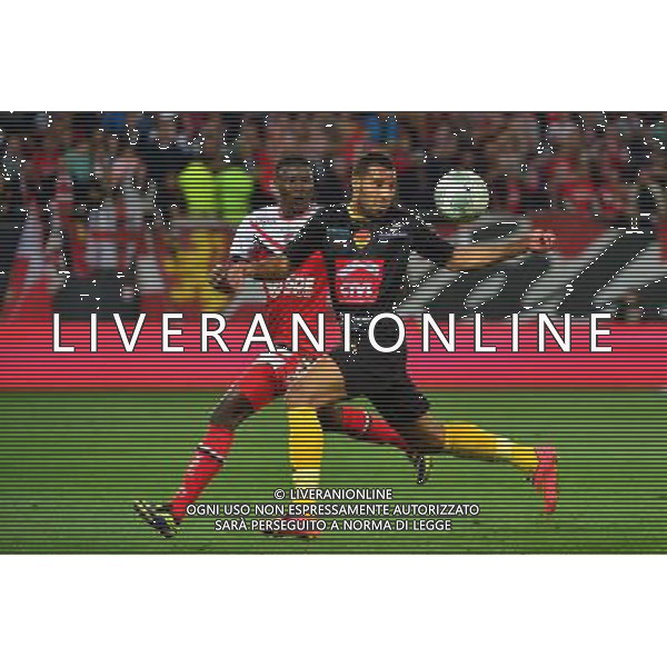 Wilfied LOUISY DANIEL / Jerome GUIHOATA - 26.09.2014 - Valenciennes / Orleans - 9eme journee de Ligue 2 Photo : Dave Winter / Icon Sport /Agenzia Aldo Liverani sas - ITALY ONLY - EDITORIAL USE ONLY