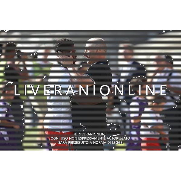 Serge AURIER / Alain CASANOVA - 27.09.2014 - Toulouse / PSG - 8eme journee de Ligue 1 Photo : Manuel Blondeau / Icon Sport AG ALDO LIVERANI SAS ONLY ITALY