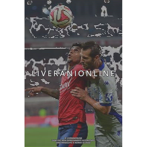 Ryan MENDES / Florian MARANGE - 27.09.2014 - Lille / Bastia - 8eme journee de Ligue 1 Photo : Dave Winter / Icon Sport AG ALDO LIVERANI SAS ONLY ITALY