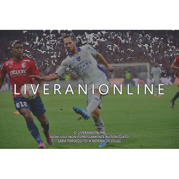Florian MARANGE - 27.09.2014 - Lille / Bastia - 8eme journee de Ligue 1 Photo : Dave Winter / Icon Sport AG ALDO LIVERANI SAS ONLY ITALY