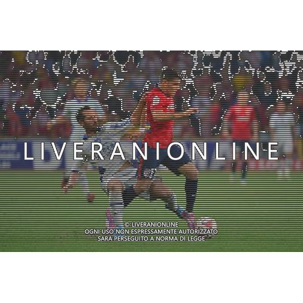 Marco LOPES / Florian MARANGE - 27.09.2014 - Lille / Bastia - 8eme journee de Ligue 1 Photo : Dave Winter / Icon Sport AG ALDO LIVERANI SAS ONLY ITALY