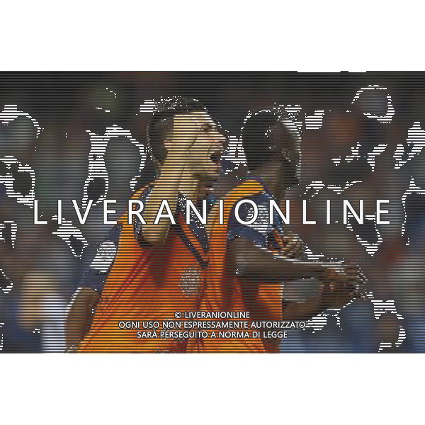 joie Morgan SANSON - 27.09.2014 - Montpellier / Guingamp - 8eme journee de Ligue 1 Photo : Nicolas Guyonnet / Icon Sport AG ALDO LIVERANI SAS ONLY ITALY