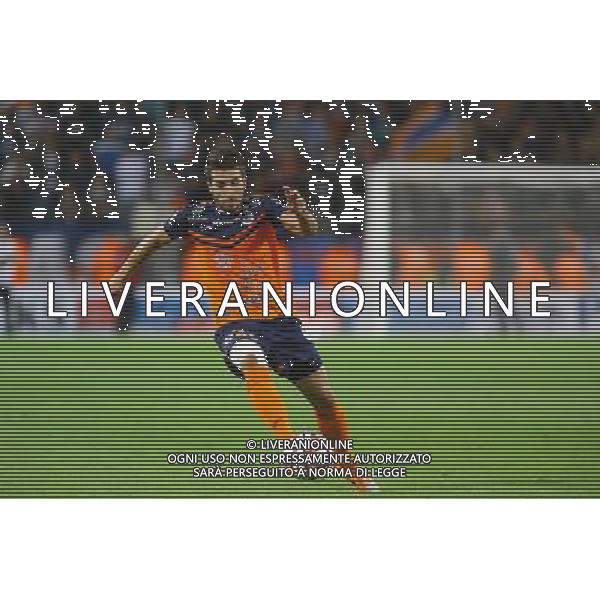 Mathieu DEPLAGNE - 27.09.2014 - Montpellier / Guingamp - 8eme journee de Ligue 1 Photo : Nicolas Guyonnet / Icon Sport AG ALDO LIVERANI SAS ONLY ITALY