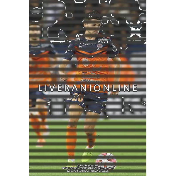 Morgan SANSON - 27.09.2014 - Montpellier / Guingamp - 8eme journee de Ligue 1 Photo : Nicolas Guyonnet / Icon Sport AG ALDO LIVERANI SAS ONLY ITALY