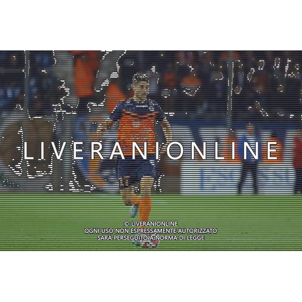 Paul LASNE - 27.09.2014 - Montpellier / Guingamp - 8eme journee de Ligue 1 Photo : Nicolas Guyonnet / Icon Sport AG ALDO LIVERANI SAS ONLY ITALY