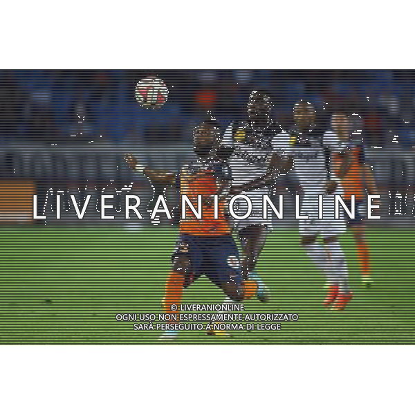 Siaka TIENE - 27.09.2014 - Montpellier / Guingamp - 8eme journee de Ligue 1 Photo : Nicolas Guyonnet / Icon Sport AG ALDO LIVERANI SAS ONLY ITALY