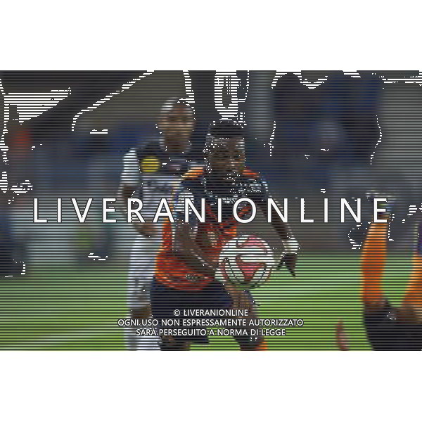 Siaka TIENE - 27.09.2014 - Montpellier / Guingamp - 8eme journee de Ligue 1 Photo : Nicolas Guyonnet / Icon Sport AG ALDO LIVERANI SAS ONLY ITALY
