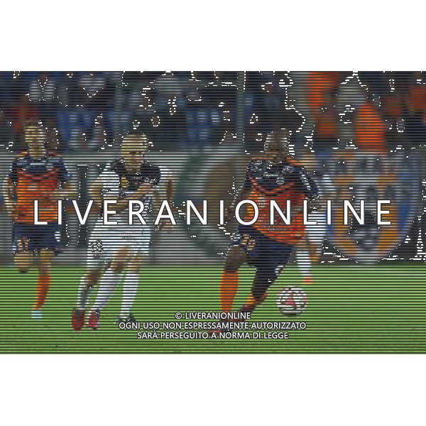 Souleymane CAMARA - 27.09.2014 - Montpellier / Guingamp - 8eme journee de Ligue 1 Photo : Nicolas Guyonnet / Icon Sport AG ALDO LIVERANI SAS ONLY ITALY