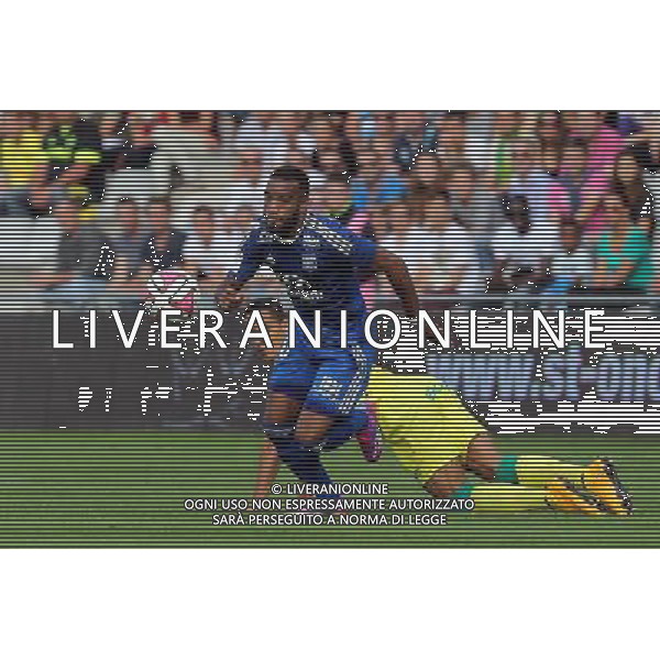 Alexandre LACAZETTE / Yacine BAMMOU - 28.09.2014 - Nantes / Lyon - 8eme journee de Ligue 1 Photo : Vincent Michel / Icon Sport AG ALDO LIVERANI SAS ONLY ITALY
