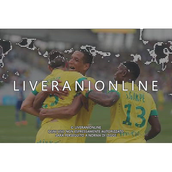 Jordan VERETOUT / Yacine BAMMOU / Serge GAKPE - 28.09.2014 - Nantes / Lyon - 8eme journee de Ligue 1 Photo : Vincent Michel / Icon Sport AG ALDO LIVERANI SAS ONLY ITALY