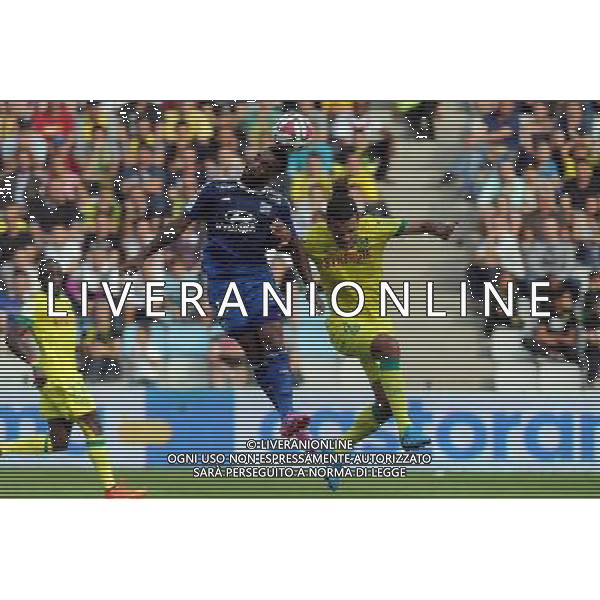 Alexandre LACAZETTE / Oswaldo VIZCARRONDO - 28.09.2014 - Nantes / Lyon - 8eme journee de Ligue 1 Photo : Vincent Michel / Icon Sport AG ALDO LIVERANI SAS ONLY ITALY