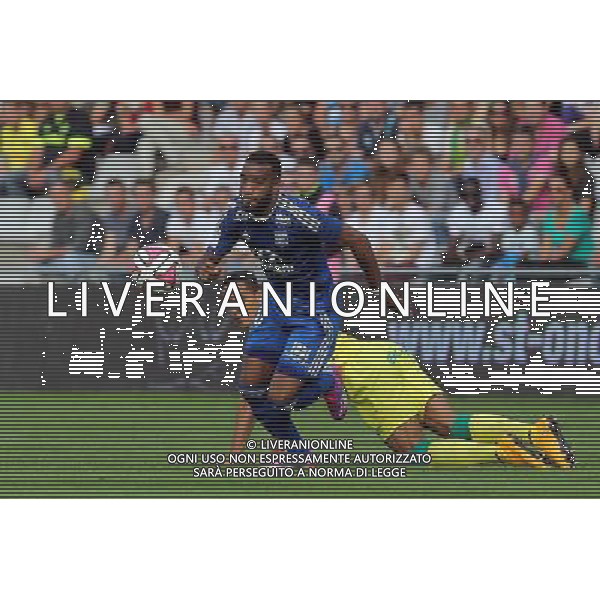 Alexandre LACAZETTE / Yacine BAMMOU - 28.09.2014 - Nantes / Lyon - 8eme journee de Ligue 1 Photo : Vincent Michel / Icon Sport AG ALDO LIVERANI SAS ONLY ITALY