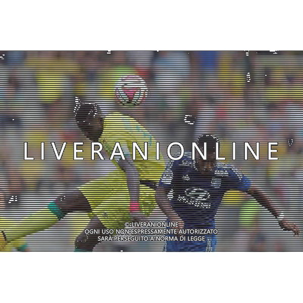 Papy DJILOBODJI / Alexandre LACAZETTE - 28.09.2014 - Nantes / Lyon - 8eme journee de Ligue 1 Photo : Vincent Michel / Icon Sport AG ALDO LIVERANI SAS ONLY ITALY