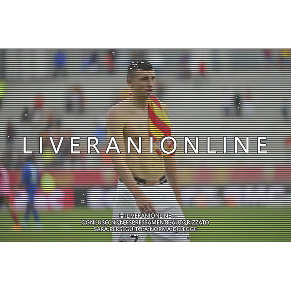 Deception Mathieu DUHAMEL - 28.09.2014 - Lens / Caen - 8eme journee Ligue 1 Photo : Dave Winter / Icon Sport AG ALDO LIVERANI SAS ONLY ITALY