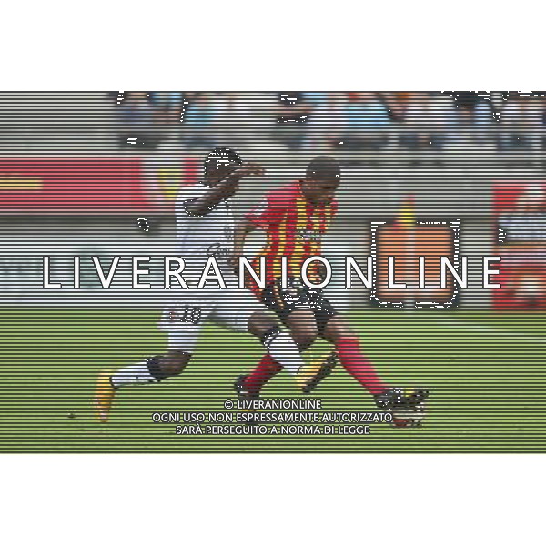 Lenny NANGIS / Ludovic BAAL - 28.09.2014 - Lens / Caen - 8eme journee Ligue 1 Photo : Dave Winter / Icon Sport AG ALDO LIVERANI SAS ONLY ITALY