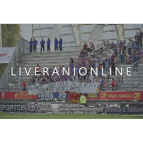 Supporters Caen - 28.09.2014 - Lens / Caen - 8eme journee Ligue 1 Photo : Dave Winter / Icon Sport AG ALDO LIVERANI SAS ONLY ITALY