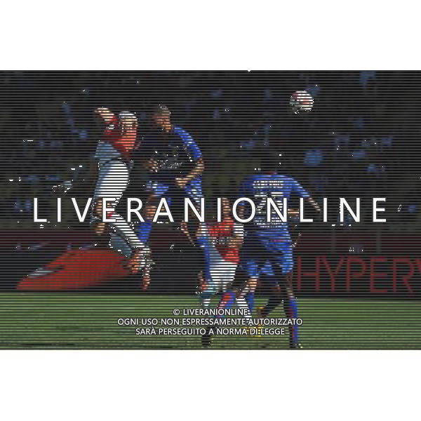 Dimitar Berbatov / Lloyd Palun - 27.09.2014 - Monaco / Nice - 8eme journee de Ligue 1 Photo : Neal Simpson / Icon Sport AG ALDO LIVERANI SAS ONLY ITALY