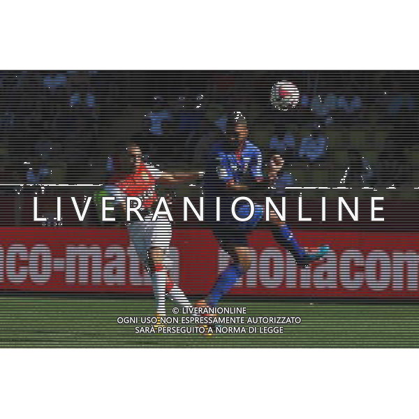 Layvin KURZAWA / Lloyd Palun - 27.09.2014 - Monaco / Nice - 8eme journee de Ligue 1 Photo : Neal Simpson / Icon Sport AG ALDO LIVERANI SAS ONLY ITALY