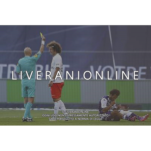 David Luiz - Carton jaune - 27.09.2014 - Toulouse / PSG - 8eme journee Ligue 1 Photo : Manuel Blondeau / Icon Sport AG ALDO LIVERANI SAS ONLY ITALY