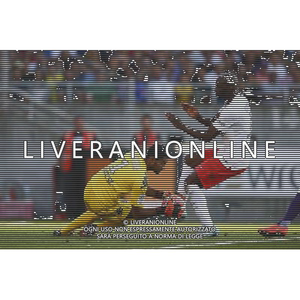 Zacharie Boucher / Zoumana Camara - 27.09.2014 - Toulouse / PSG - 8eme journee Ligue 1 Photo : Manuel Blondeau / Icon Sport AG ALDO LIVERANI SAS ONLY ITALY