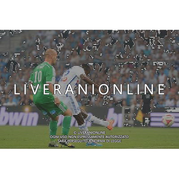 But de Giannelli IMBULA - 28.09.2014 - Marseille / Saint Etienne - 8eme journee de Ligue 1 Photo : Gaston Petrelli / Icon Sport AG ALDO LIVERANI SAS ONLY ITALY